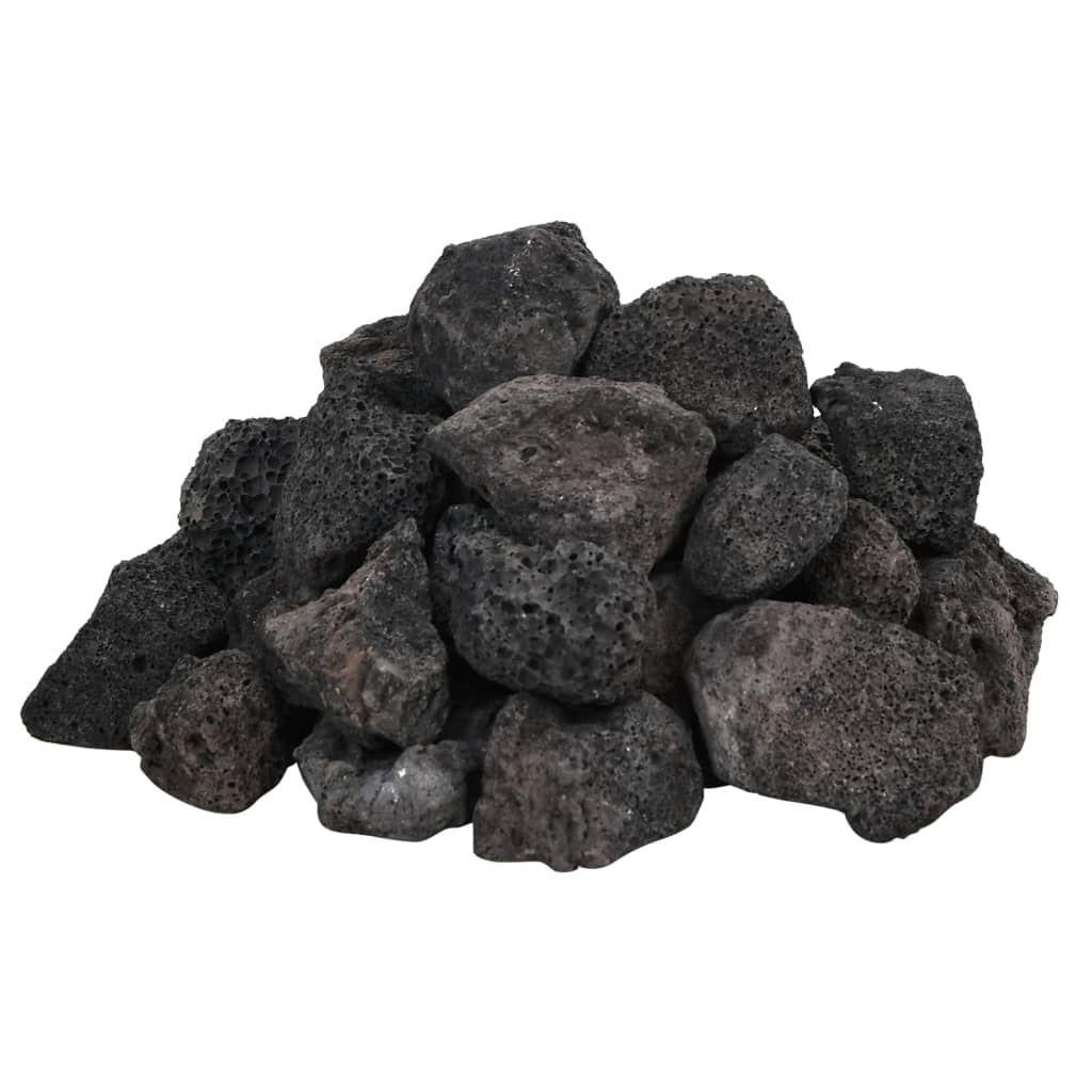 fekete vulkanikus kőzetek 3-5 cm 25 kg
