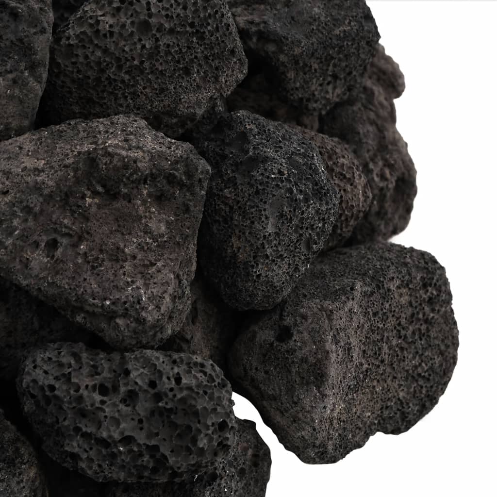 fekete vulkanikus kőzetek 3-5 cm 25 kg