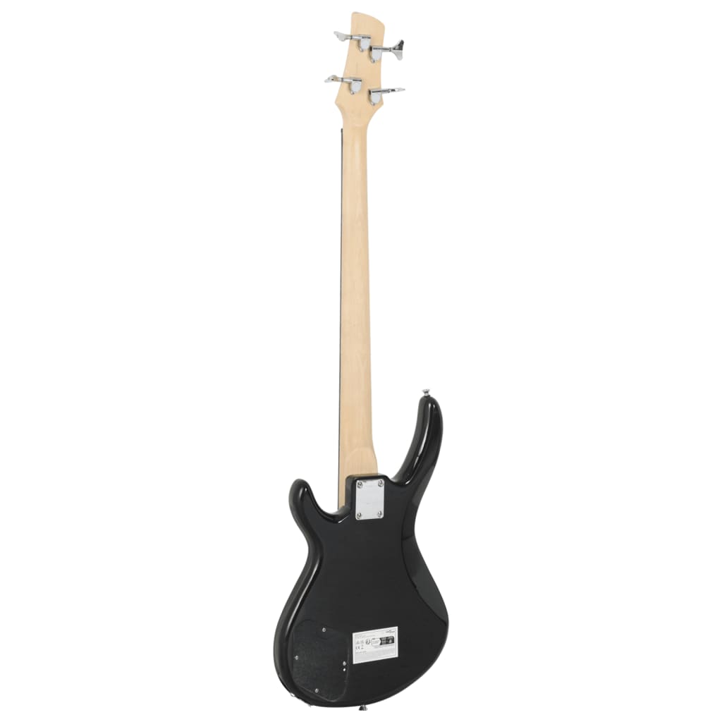 kék-fekete elektromos basszusgitár kezdőknek tokkal 4/4 46"