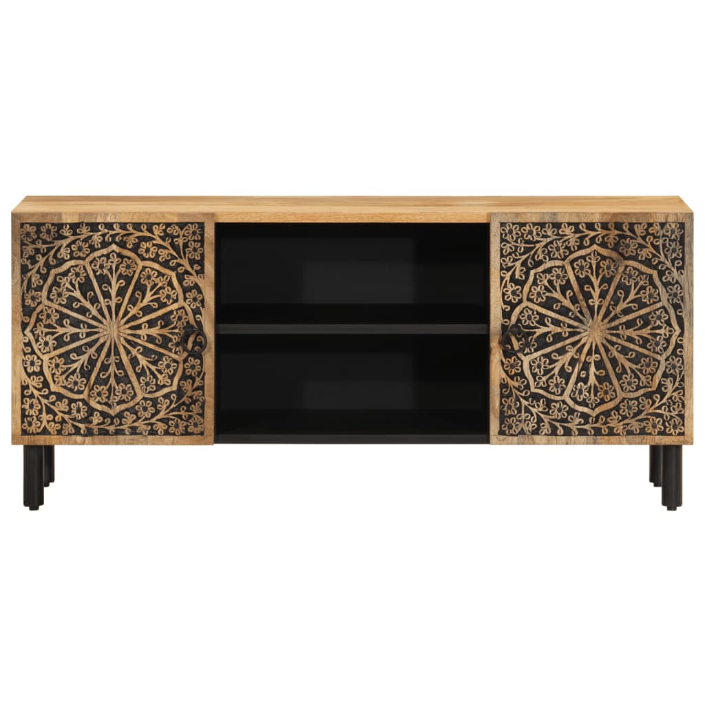 tömör mangófa TV-szekrény 105 x 33 x 46 cm