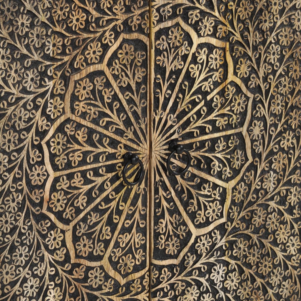 tömör mangófa tálalószekrény 60 x 33 x 75 cm