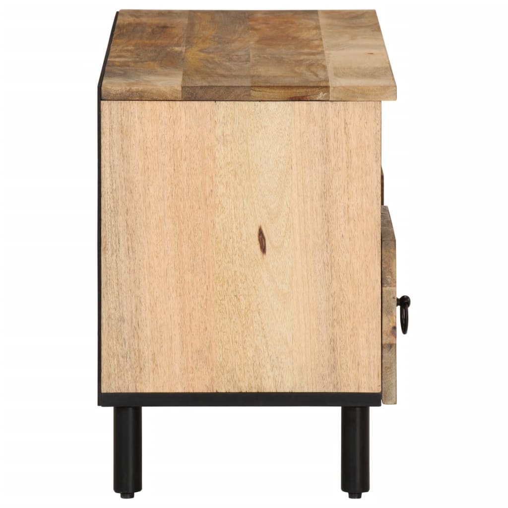 tömör mangófa TV-szekrény 100 x 33 x 46 cm