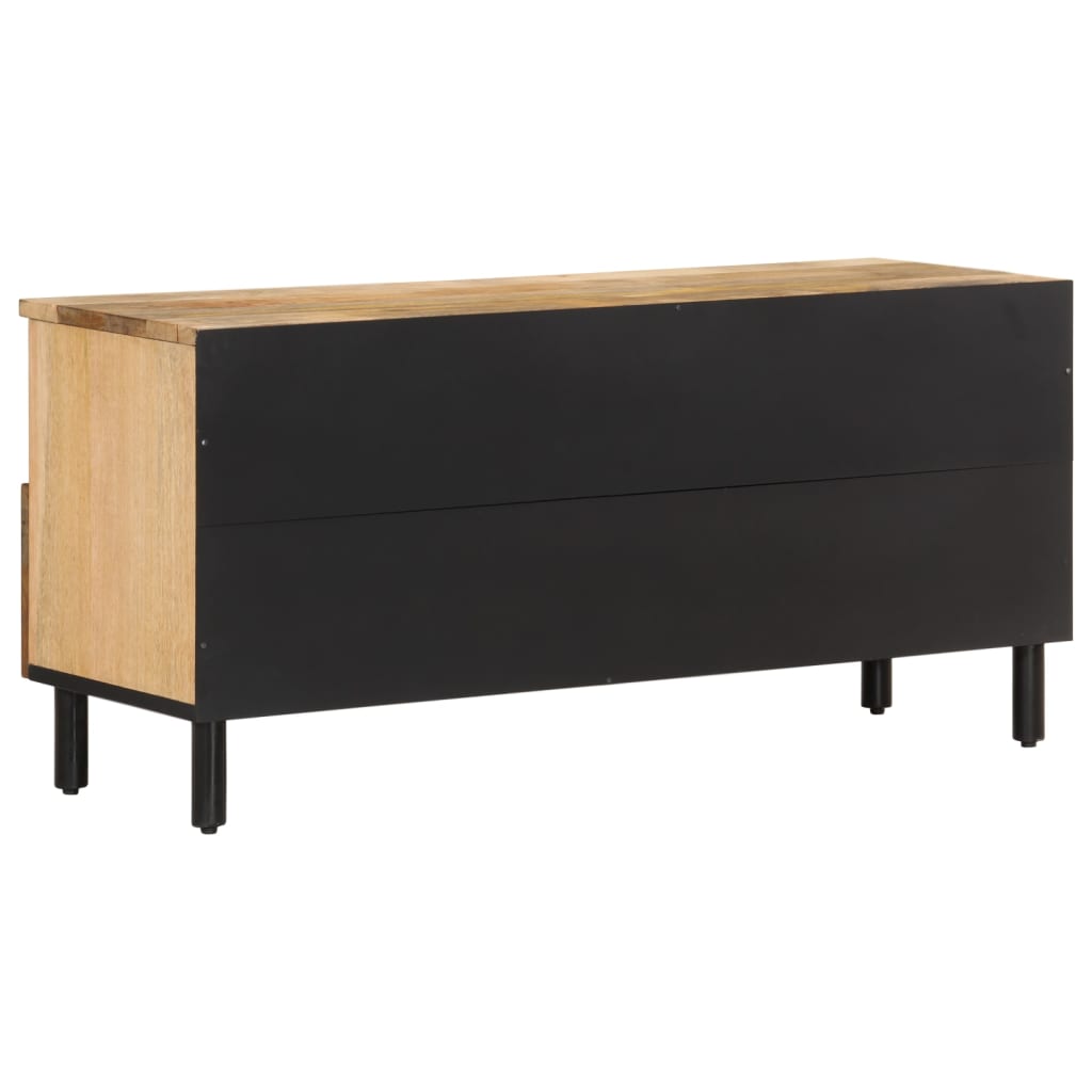 tömör mangófa TV-szekrény 100 x 33 x 46 cm