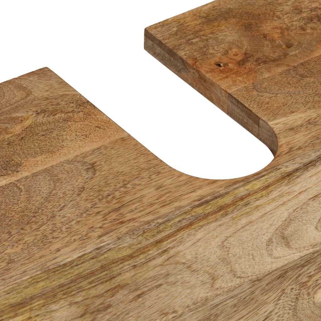tömör mangófa fürdőszobai mosdószekrény 62 x 33 x 58 cm