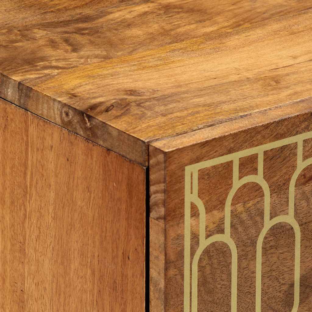 tömör mangófa tálalószekrény 60 x 33 x 75 cm