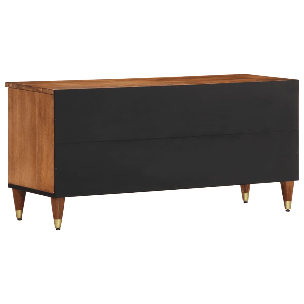 tömör mangófa TV-szekrény 100 x 33 x 46 cm