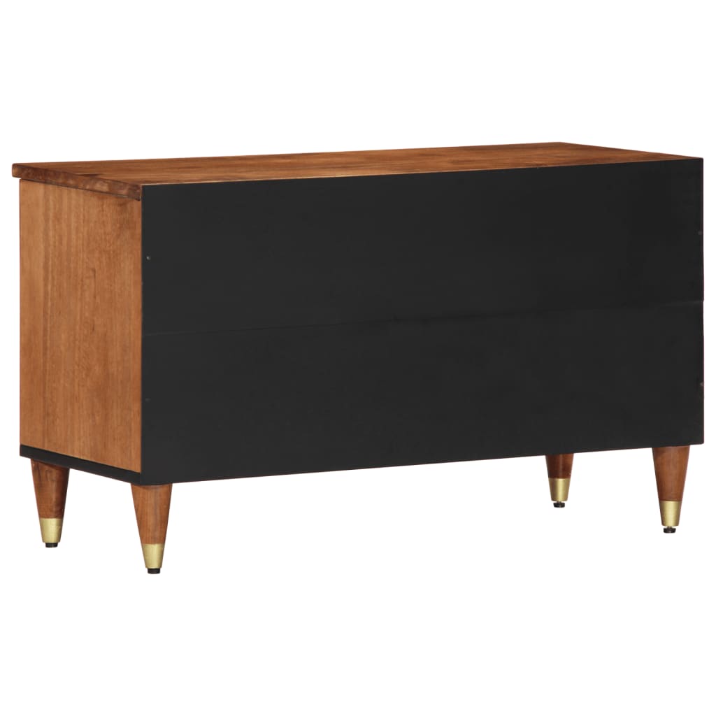 tömör mangófa TV-szekrény 80 x 33 x 46 cm