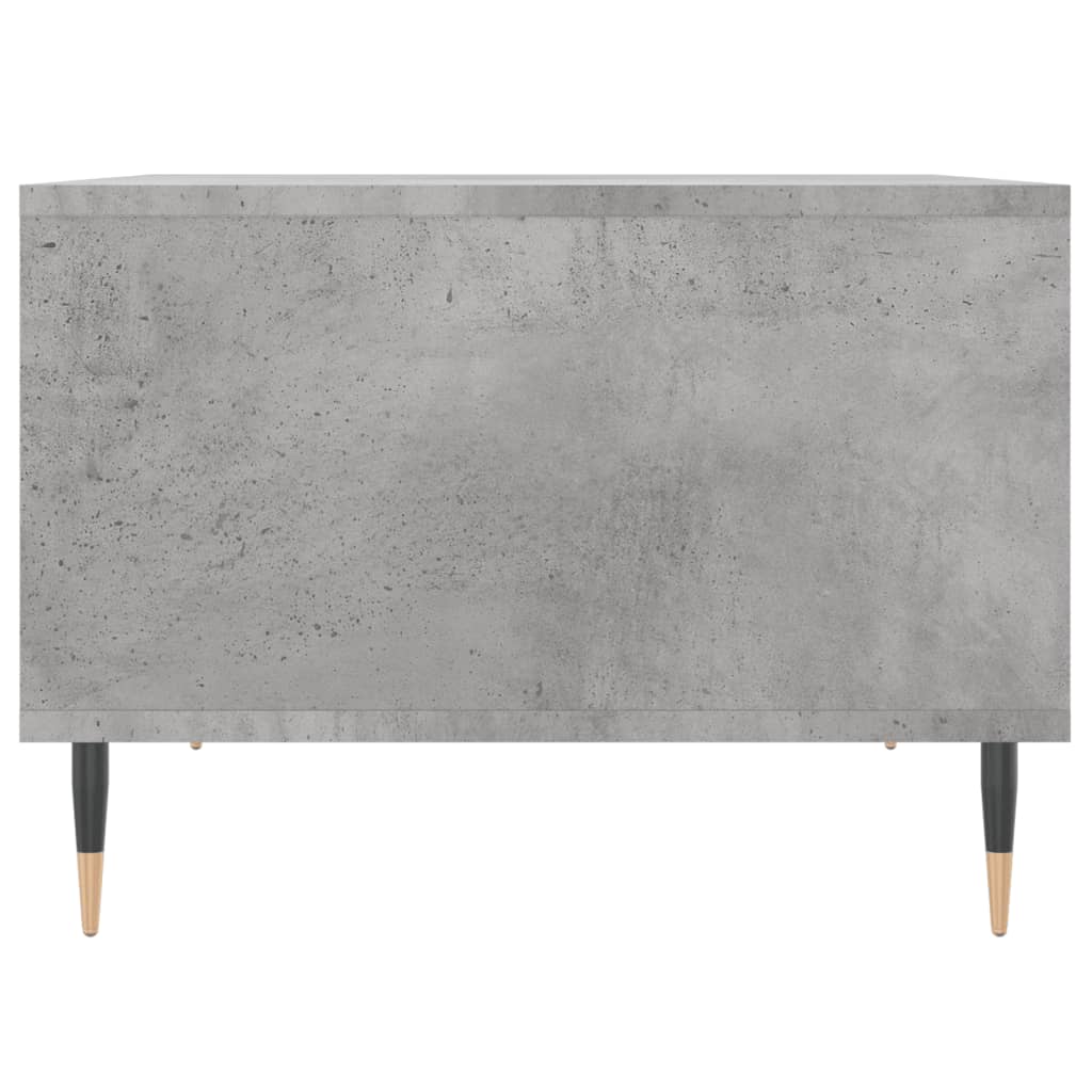betonszürke szerelt fa dohányzóasztal 60 x 50 x 36,5 cm