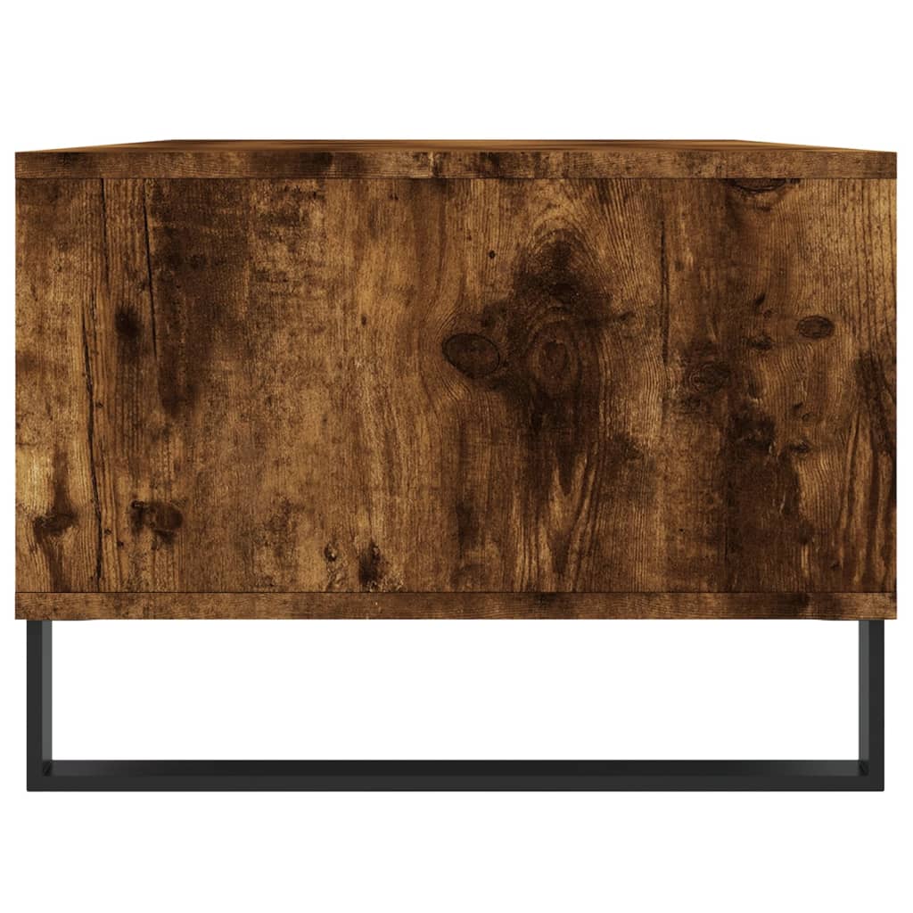 füstös tölgy színű fatermék dohányzóasztal 90x50x36,5 cm