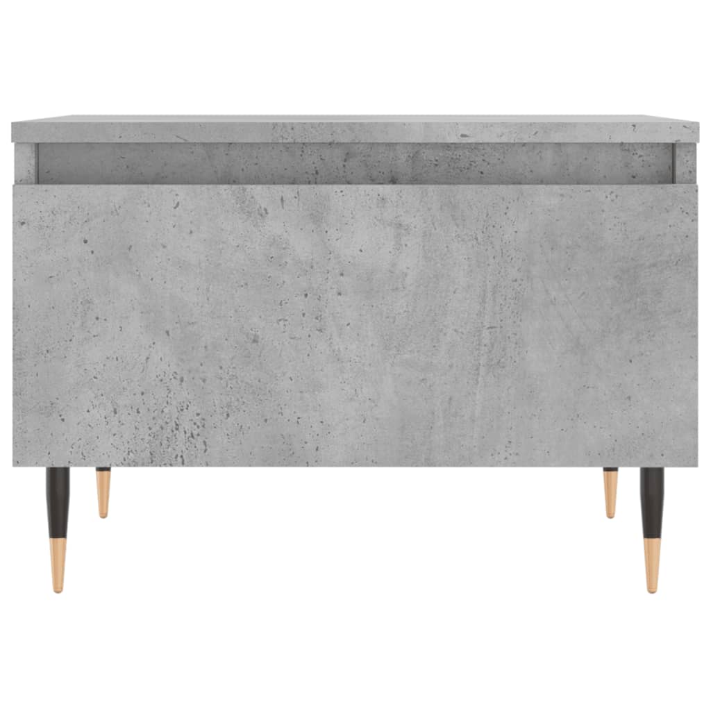 2 db betonszürke szerelt fa dohányzóasztal 50 x 46 x 35 cm