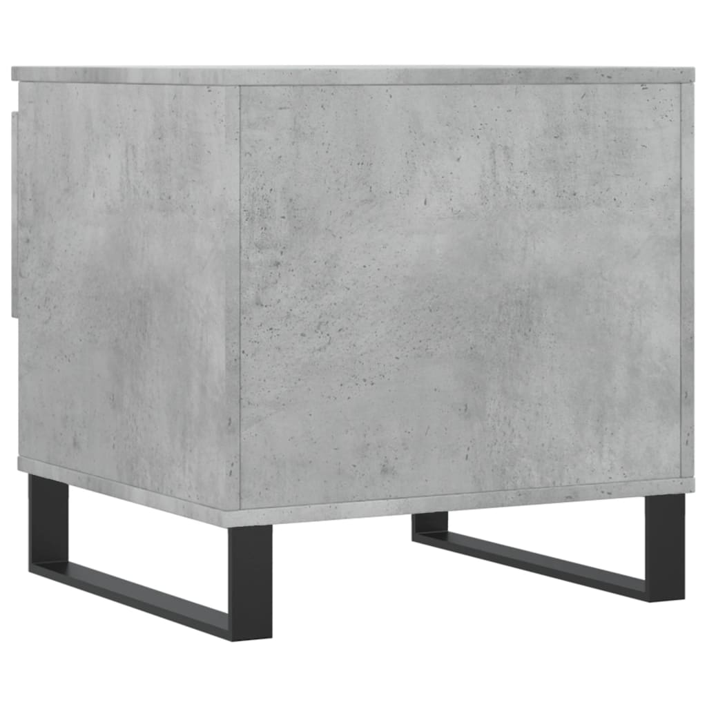 2 db betonszürke szerelt fa dohányzóasztal 50 x 46 x 50 cm