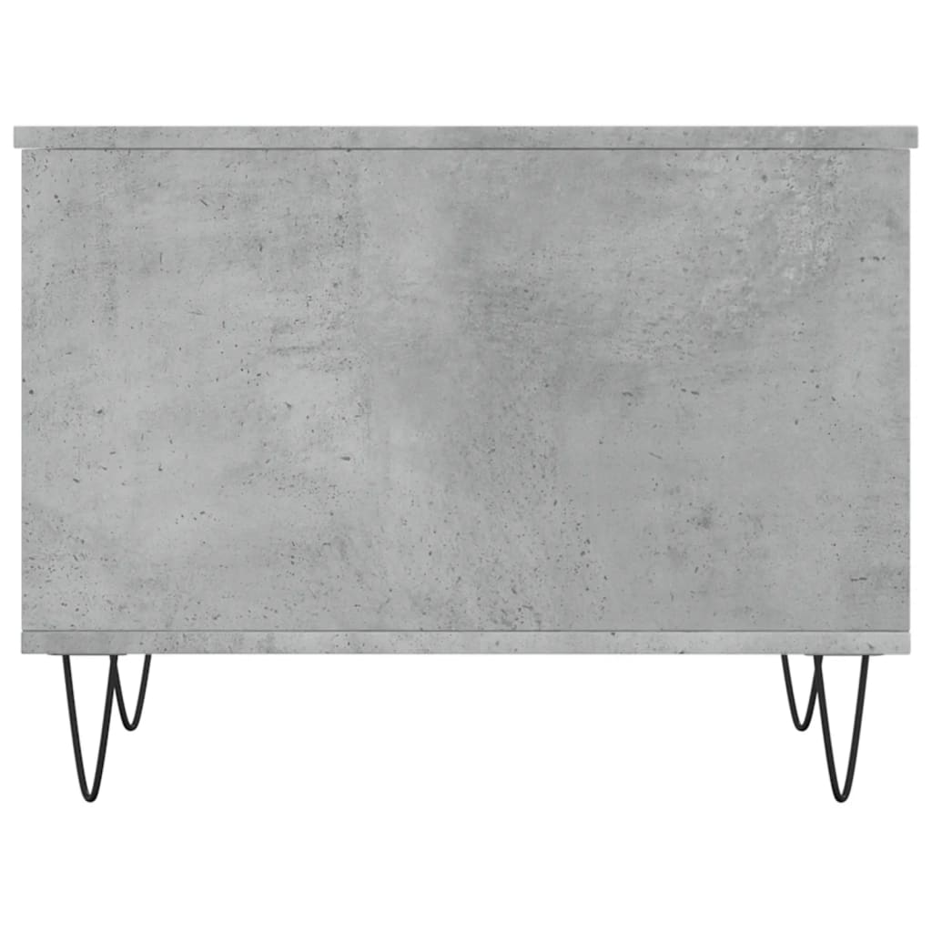 betonszürke szerelt fa dohányzóasztal 60 x 44,5 x 45 cm