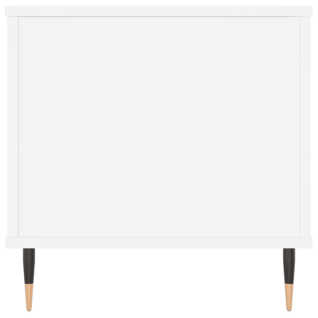 fehér szerelt fa dohányzóasztal 90x44,5x45 cm
