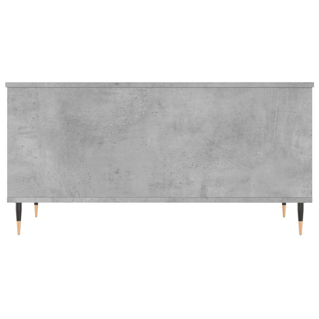 betonszürke szerelt fa dohányzóasztal 90x44,5x45 cm