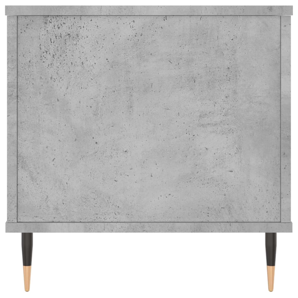 betonszürke szerelt fa dohányzóasztal 90x44,5x45 cm