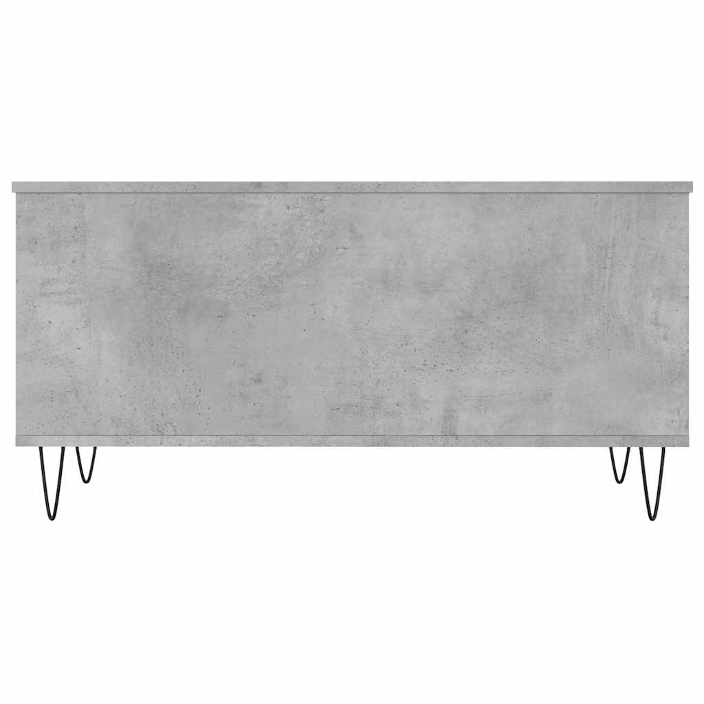 betonszürke szerelt fa dohányzóasztal 90x44,5x45 cm