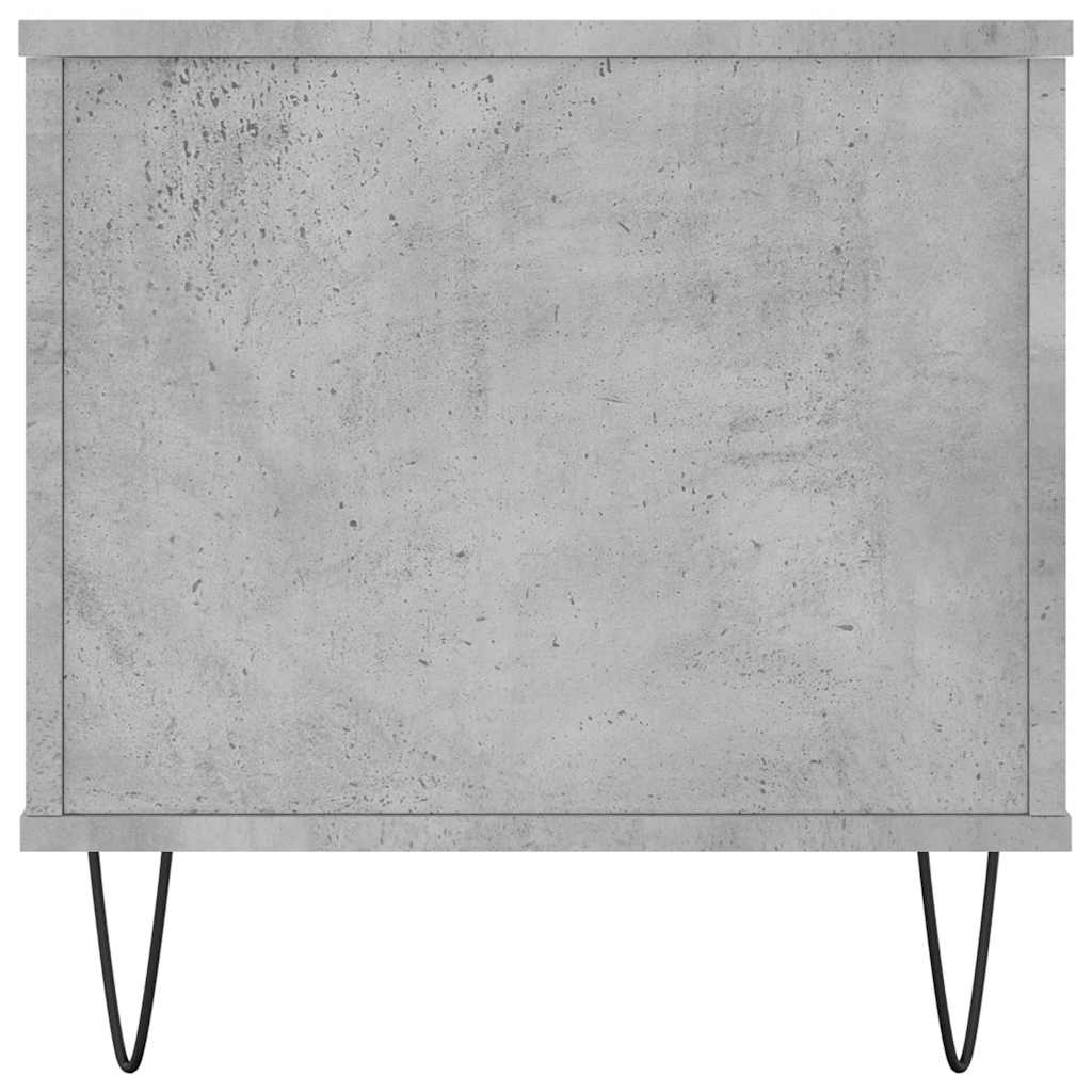 betonszürke szerelt fa dohányzóasztal 90x44,5x45 cm
