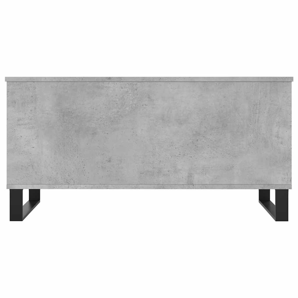 betonszürke szerelt fa dohányzóasztal 90x44,5x45 cm