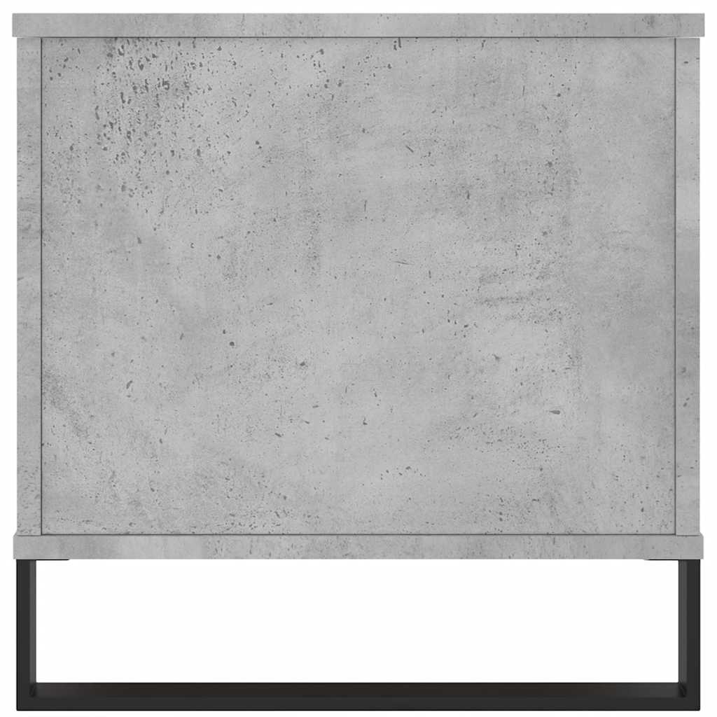 betonszürke szerelt fa dohányzóasztal 90x44,5x45 cm