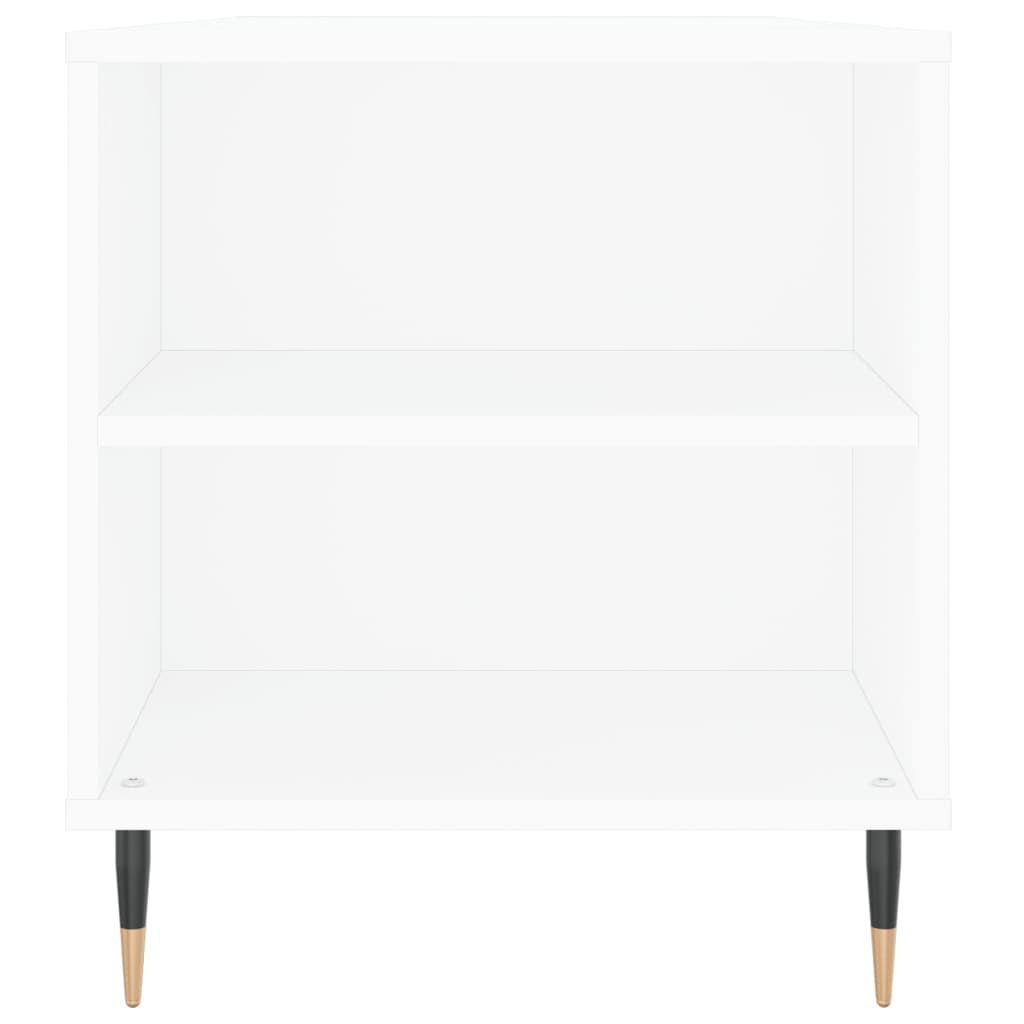 fehér szerelt fa dohányzóasztal 102x44,5x50 cm