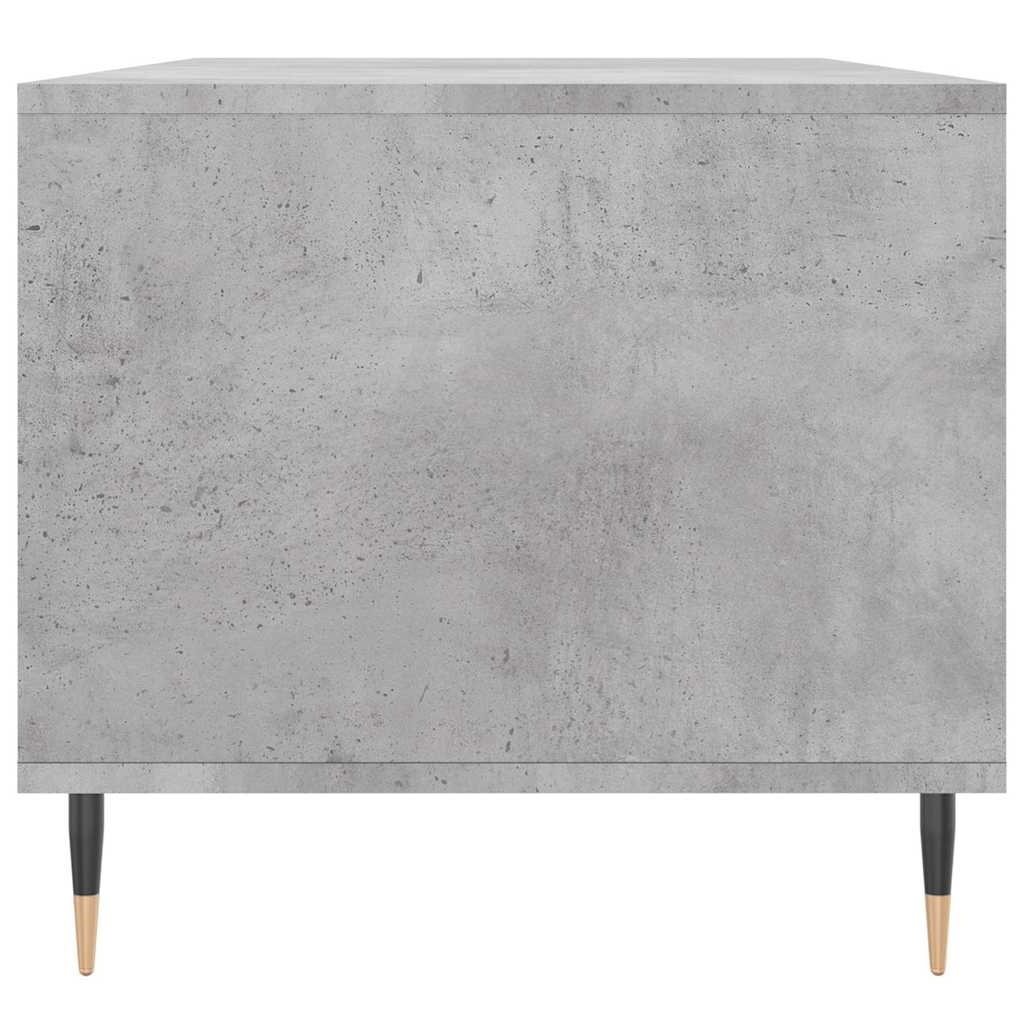 betonszürke szerelt fa dohányzóasztal 90x49x45 cm