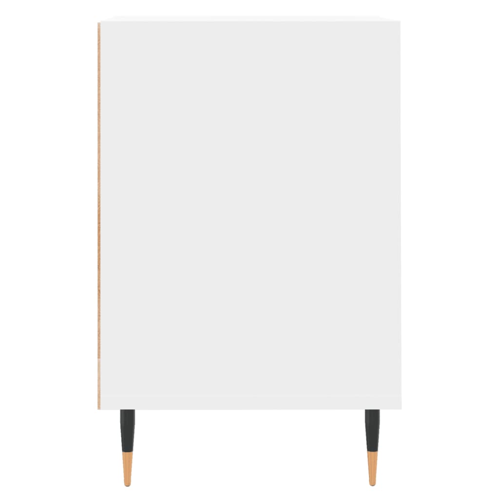 fehér szerelt fa TV-szekrény 100x35x55 cm