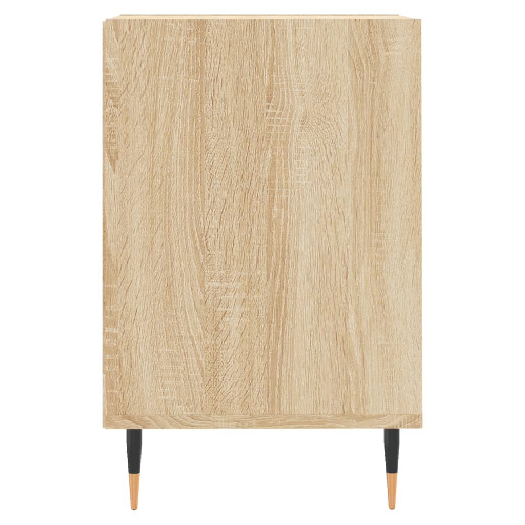 sonoma tölgyszínű szerelt fa TV-szekrény 100x35x55 cm