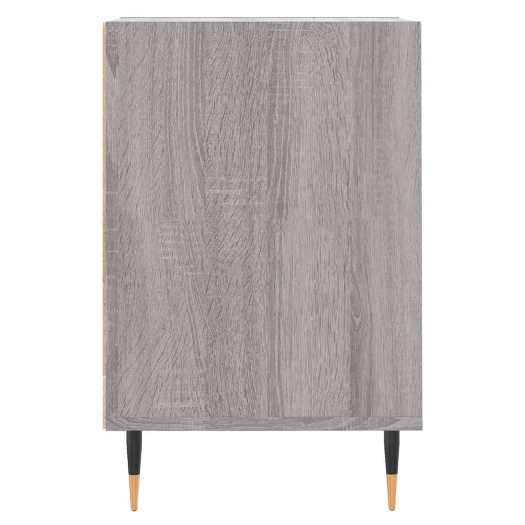 szürke sonoma színű szerelt fa TV-szekrény 100x35x55 cm