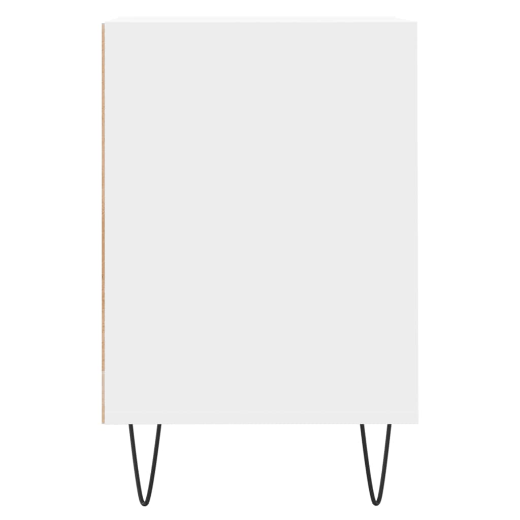 fehér szerelt fa TV-szekrény 100x35x55 cm