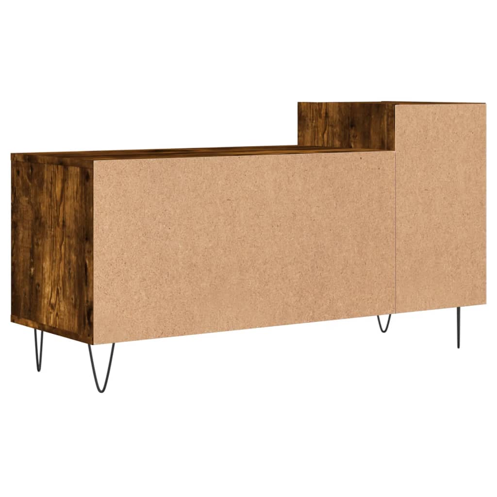 füstös tölgy színű szerelt fa TV-szekrény 100x35x55 cm
