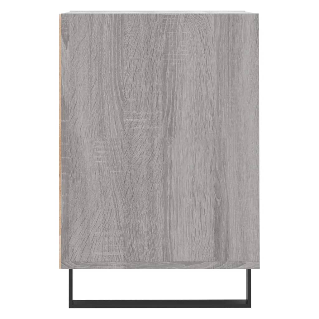 szürke sonoma színű szerelt fa TV-szekrény 100x35x55 cm