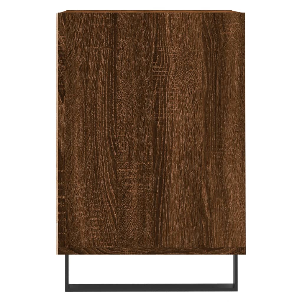 barna tölgyszínű szerelt fa TV-szekrény 100x35x55 cm