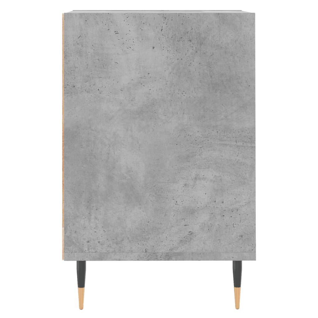 betonszürke szerelt fa TV-szekrény 160x35x55 cm