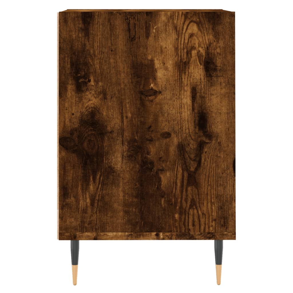 füstös tölgy színű szerelt fa TV-szekrény 160x35x55 cm
