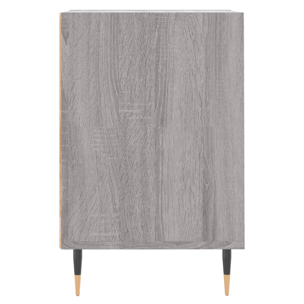 szürke sonoma színű szerelt fa TV-szekrény 160x35x55 cm