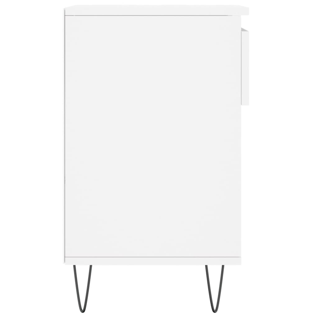 fehér szerelt fa cipősszekrény 102x36x60 cm