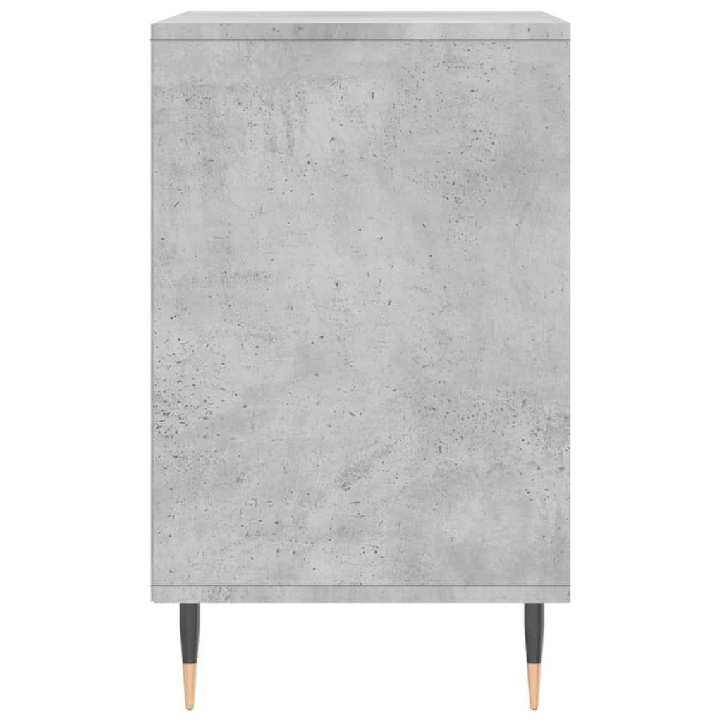 betonszürke szerelt fa cipőszekrény 102x36x60 cm