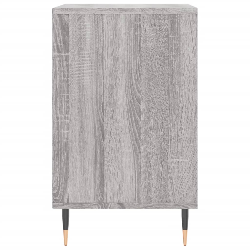 szürke sonoma színű szerelt fa cipősszekrény 102x36x60 cm