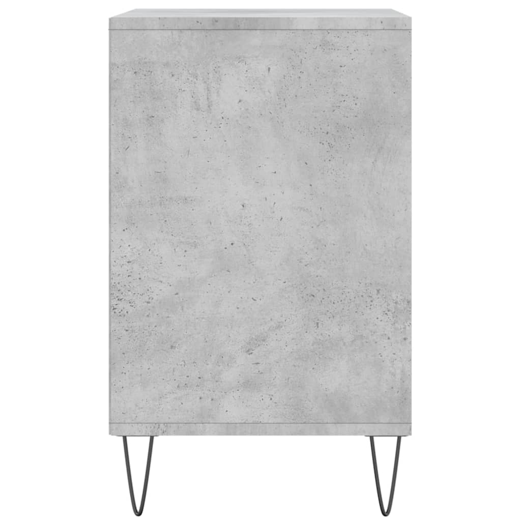 betonszürke szerelt fa cipőszekrény 102x36x60 cm
