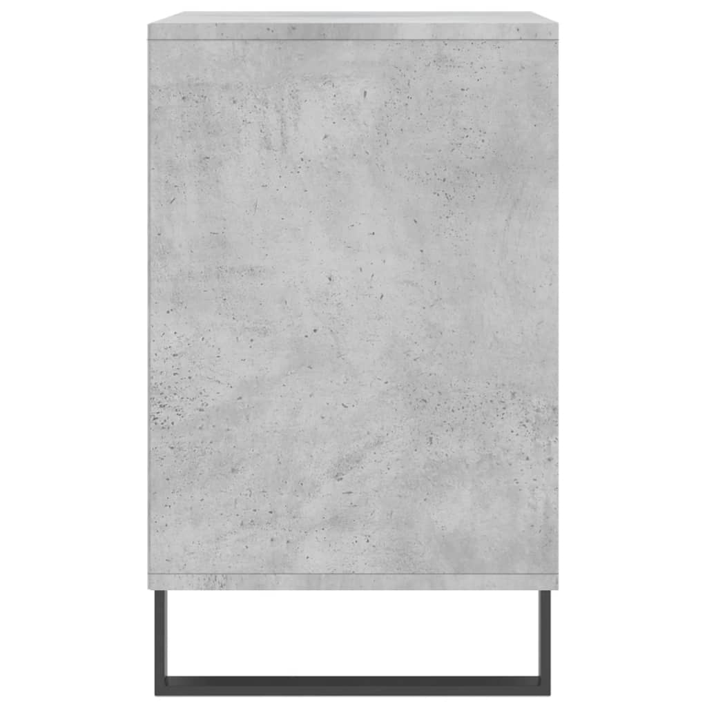 betonszürke szerelt fa cipőszekrény 102x36x60 cm
