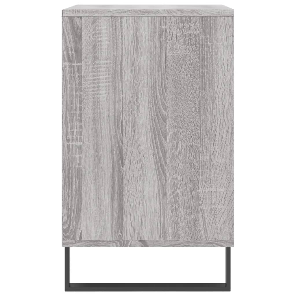 szürke sonoma színű szerelt fa cipősszekrény 102x36x60 cm