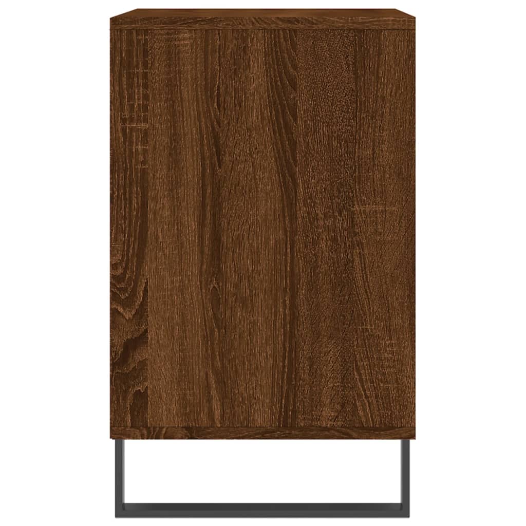 barna tölgyszínű szerelt fa cipősszekrény 102x36x60 cm