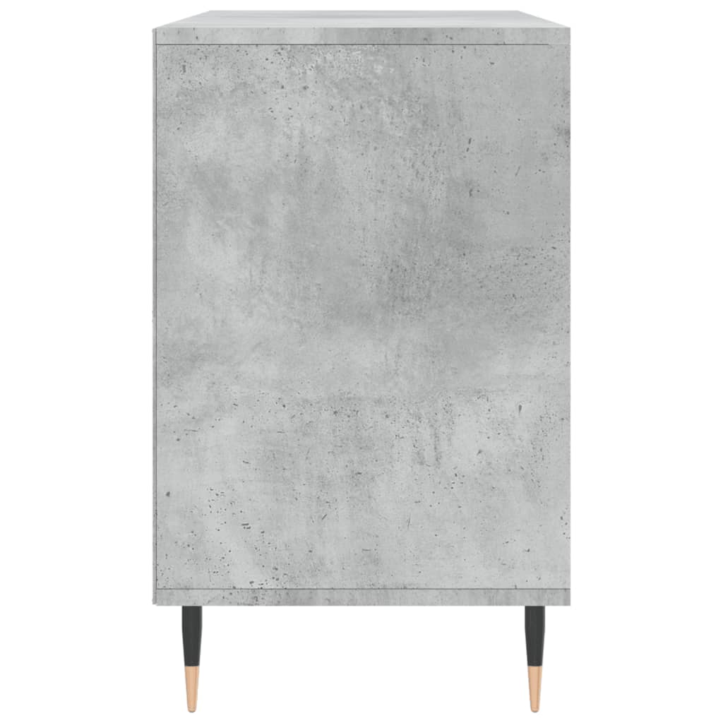 betonszürke szerelt fa cipőszekrény 102x36x60 cm
