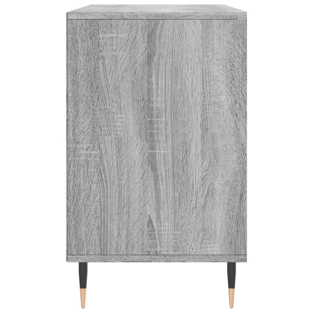 szürke sonoma színű szerelt fa cipősszekrény 102x36x60 cm