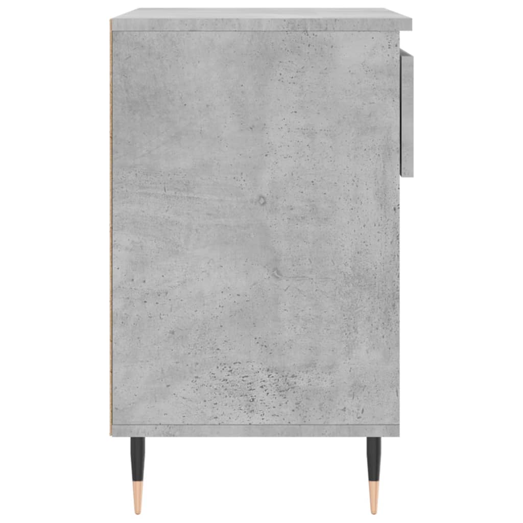 betonszürke szerelt fa cipőszekrény 70x36x60 cm