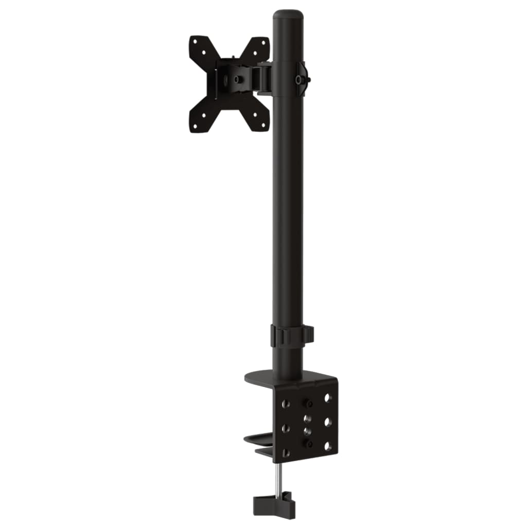 fekete acél monitorállvány VESA 75/100 mm