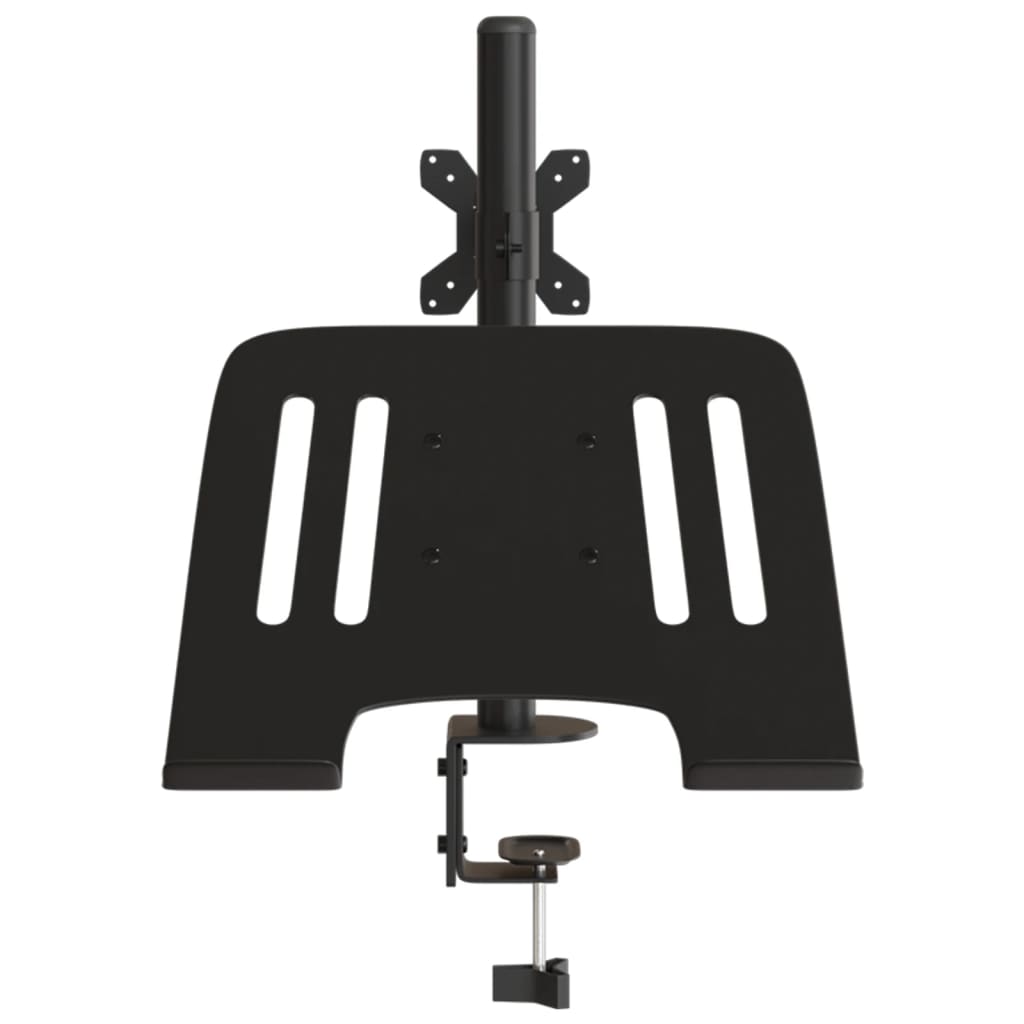 fekete acél monitorállvány VESA 75/100 mm