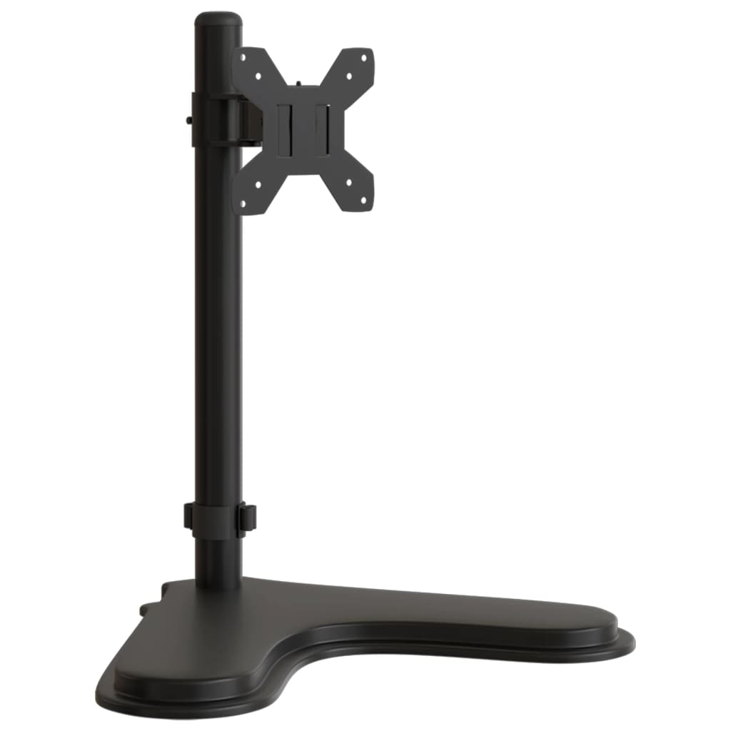 fekete acél monitorállvány VESA 75/100 mm