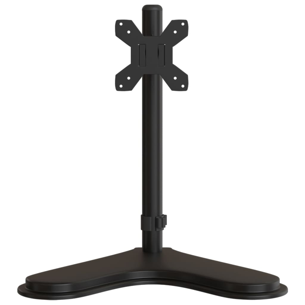fekete acél monitorállvány VESA 75/100 mm