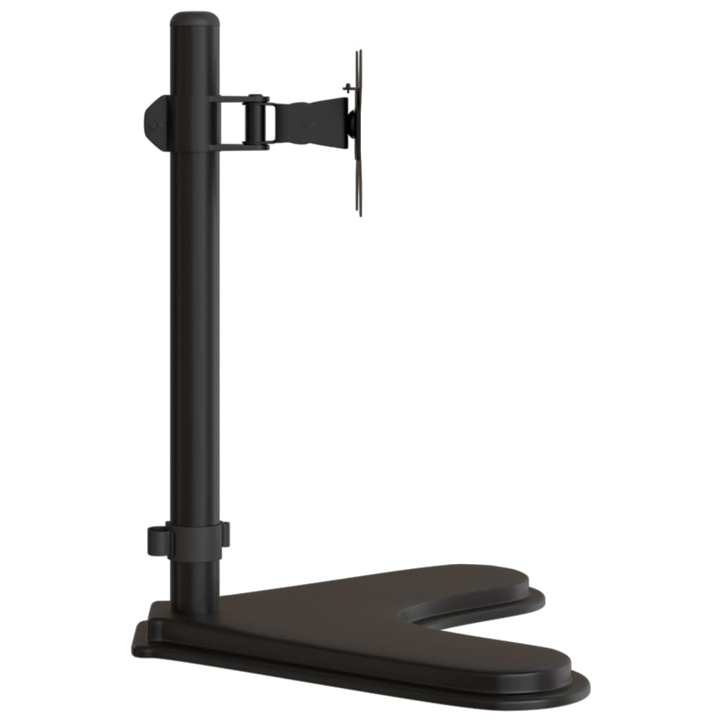 fekete acél monitorállvány VESA 75/100 mm